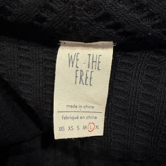 Free People We the Free Black Top Size L - Picture 5 of 5